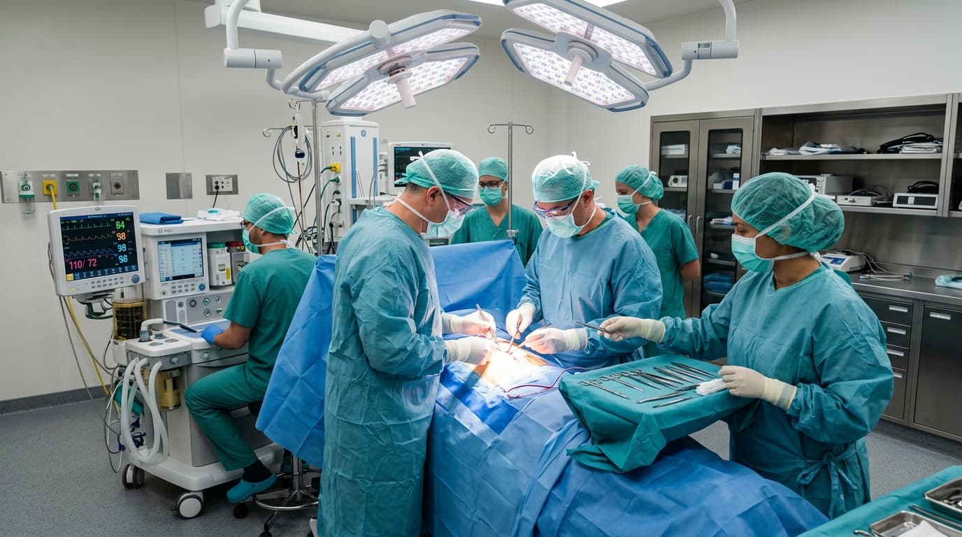Physicians, surgical teams, and clinical departments